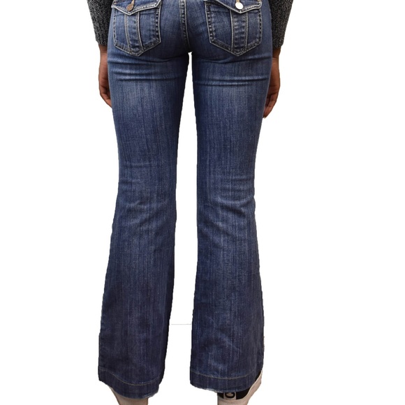 BURBERRY London: Blue, Boot-cut Denim Jeans Sz: 28 - Picture 4 of 9